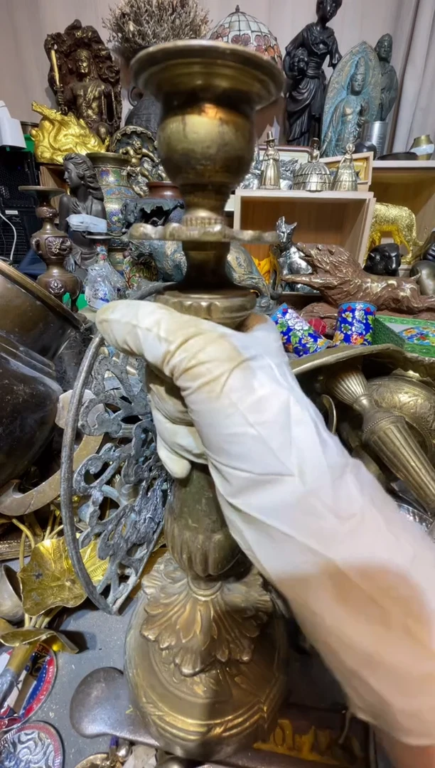 茶盏大阪回流商品铜器摆件31