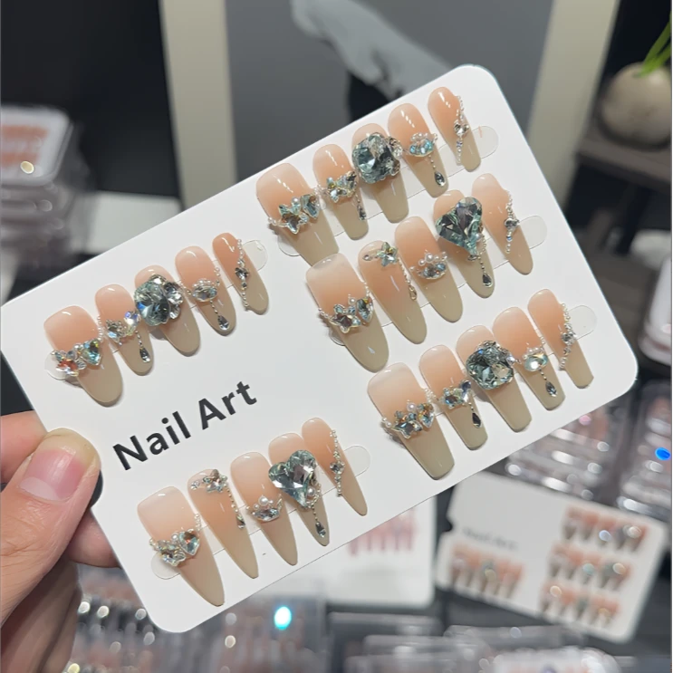 【薄荷浮光】手工穿戴甲 高定款