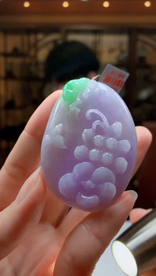 定制翡翠未镶嵌1085ry-毛货挂件29