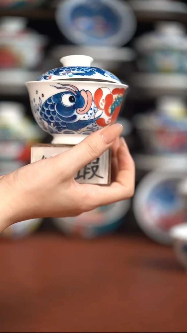 瓷片昨明盖碗（微瑕价格）