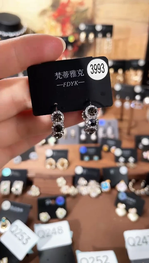 合金925银锆石梵3993