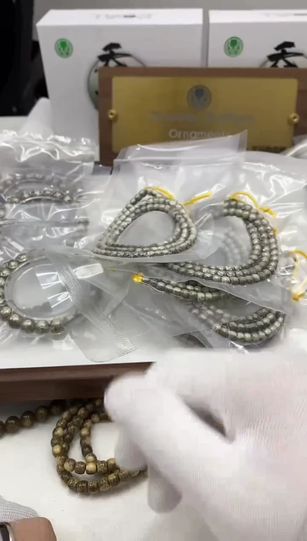 【闪购商品】星月菩提手串115 微微走色绿背108脖挂6*5mm