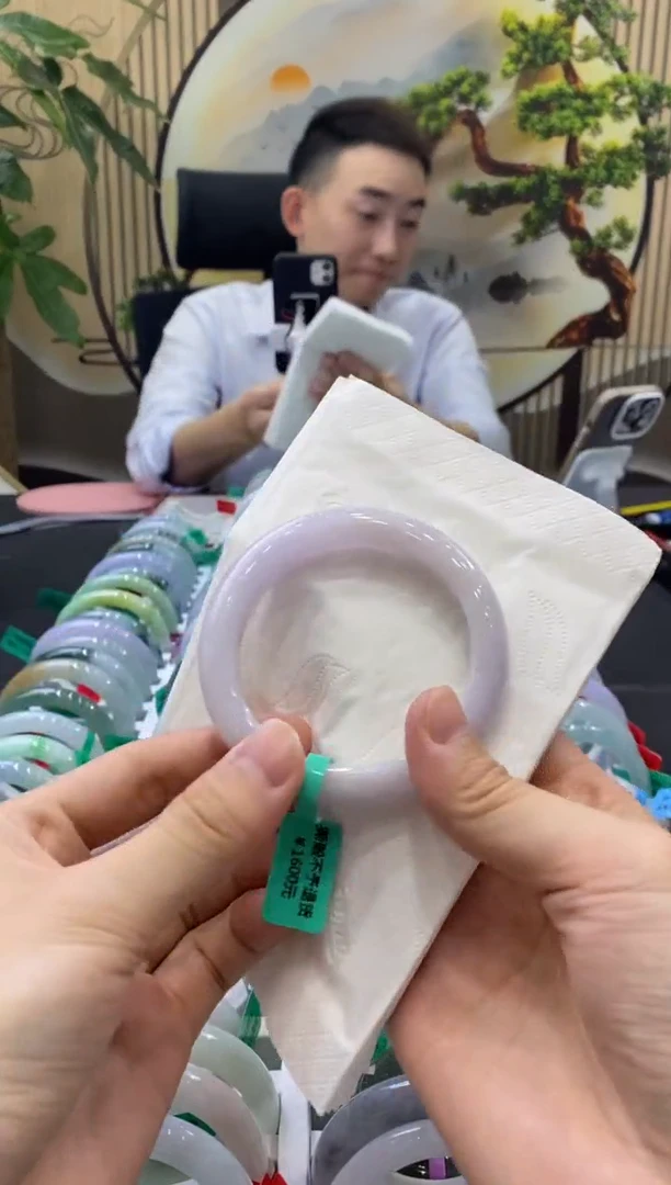 未镶嵌手镯翡翠6055
