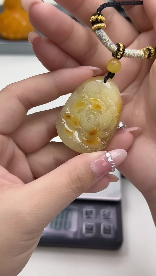 裸石琥珀未镶嵌天然琥珀蜜蜡吊坠