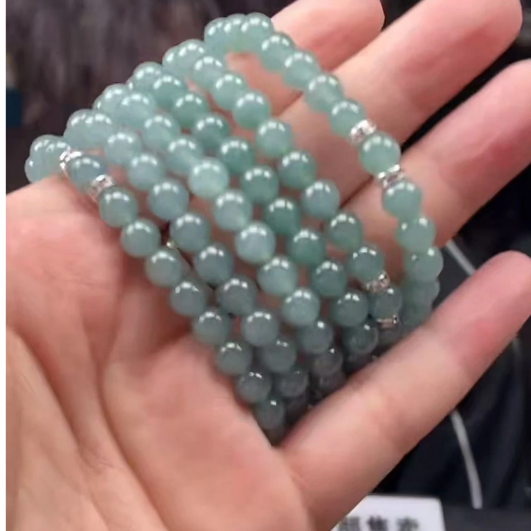 【玉经纶】46212/Q102-616-翡翠手串-多样性发其一