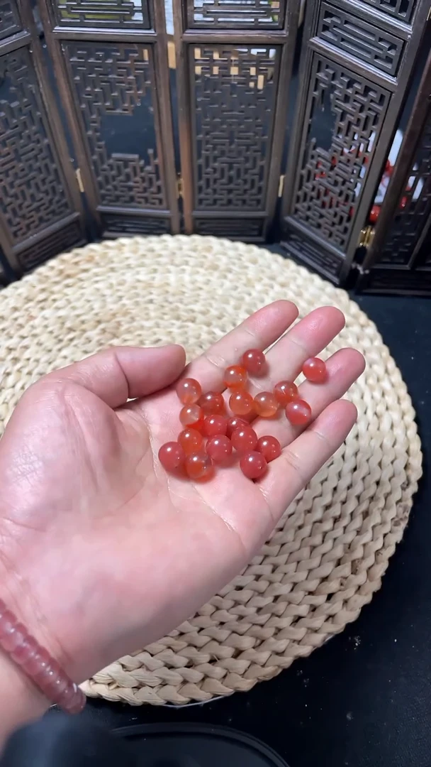 未镶嵌散珠南红玛瑙陆散珠