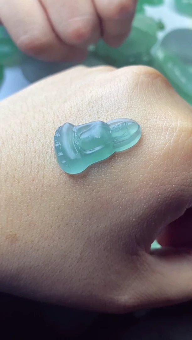 未镶嵌定制翡翠乐*呵 乐呵呵