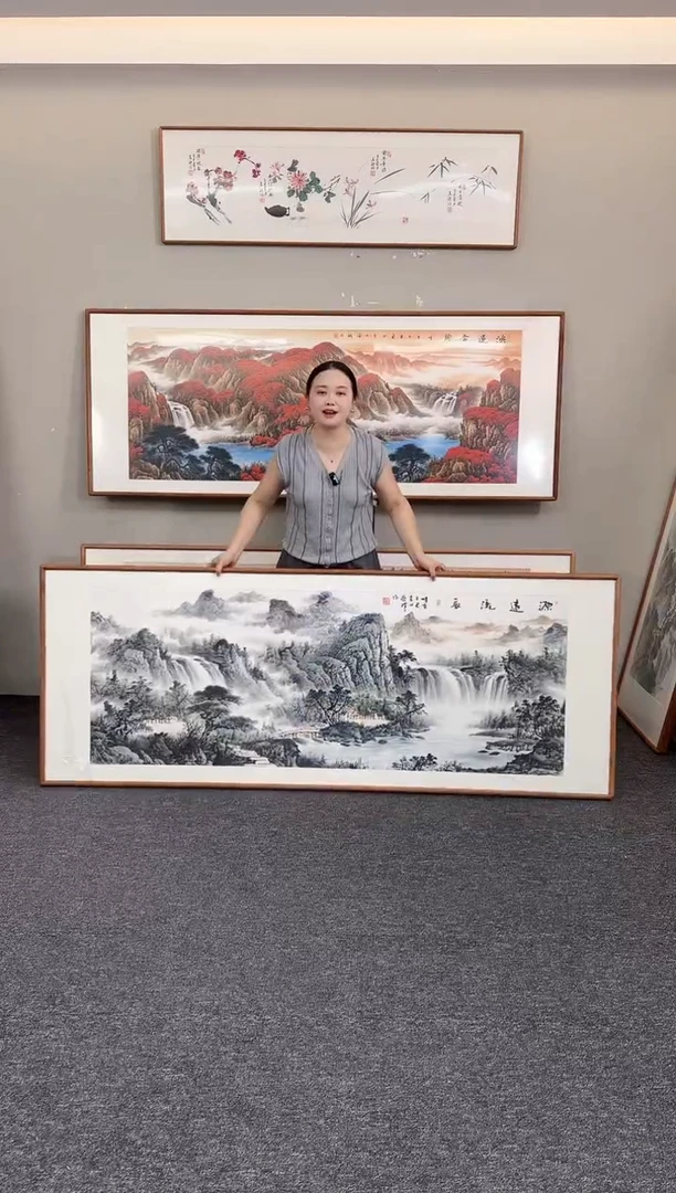 国画源远流长210**80手绘作品