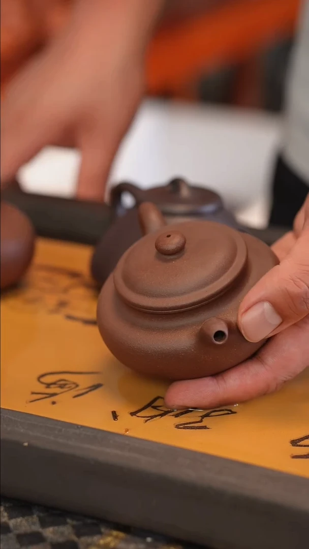 茶壶紫砂原矿手工制作
