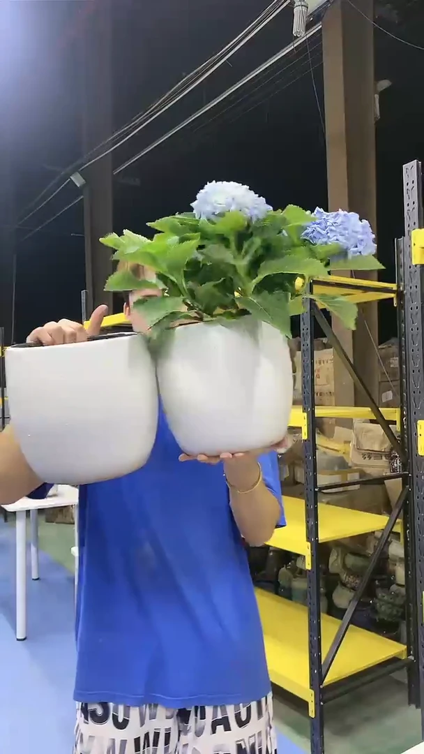 宜兴紫砂粗陶花盆