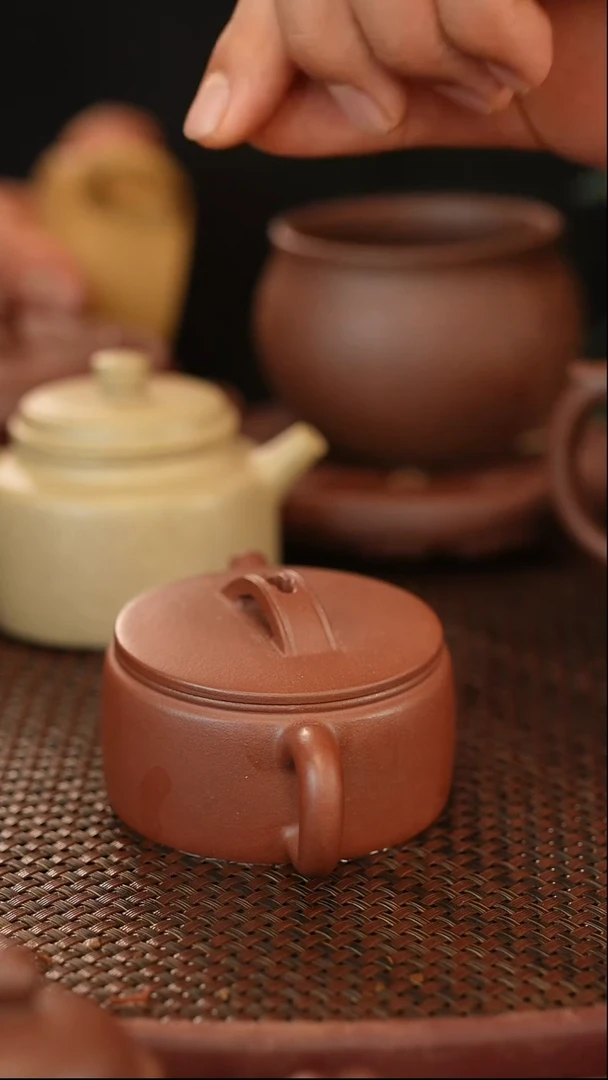 茶壶紫砂原矿手工制作