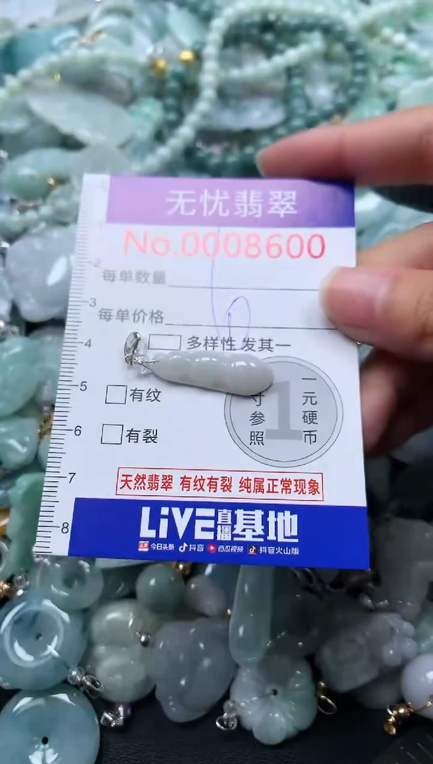 颈饰未镶嵌翡翠8600