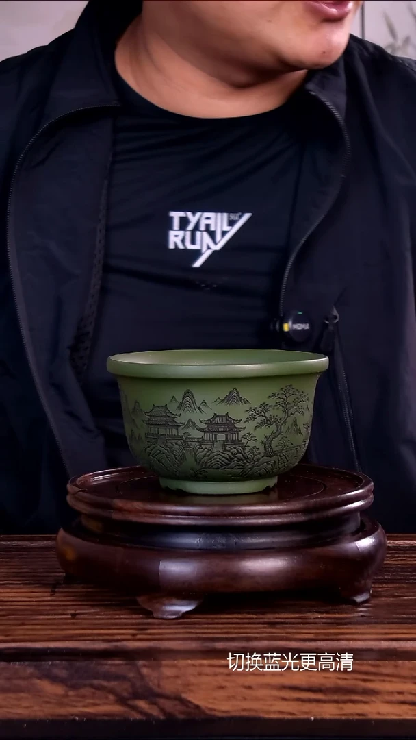 紫砂花盆紫砂花盆内口11-6