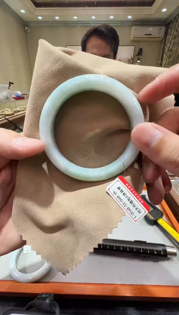 纯天然缅甸A货翡翠手镯54-55mm-1-48号