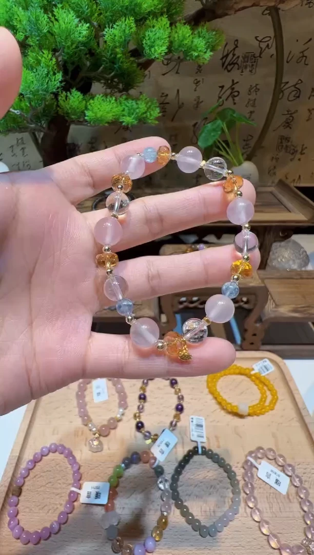 未镶嵌手链水晶手饰@@