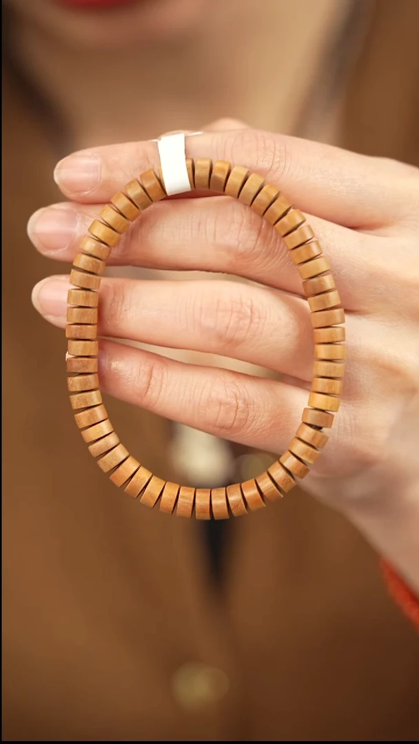 檀香木手串/手链3.5x7片珠单圈