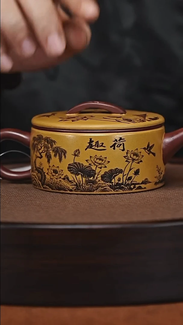 茶壶紫砂原矿紫砂壶