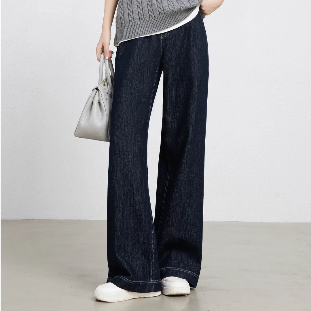 【慧丽心选】2025春季新款高腰时尚百搭宽松显瘦休闲直筒裤MA76001