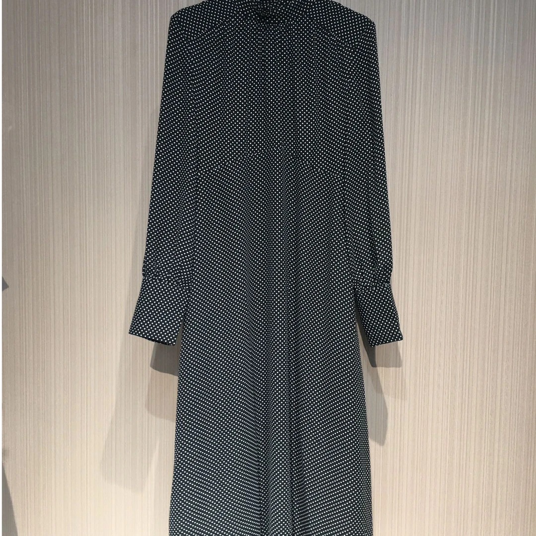 女装波点长袖休闲连衣裙5500185-83111