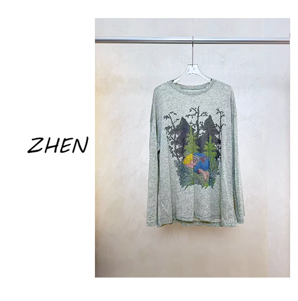 【ZHEN】25K01303  2025新款时尚气质休闲百搭上衣女