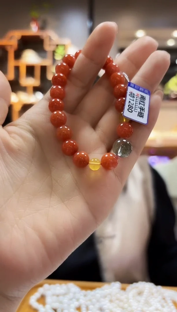 【闪购商品】南红玛瑙手链未镶嵌手链9+