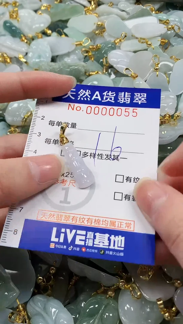 颈饰未镶嵌翡翠纯天然a货翡翠