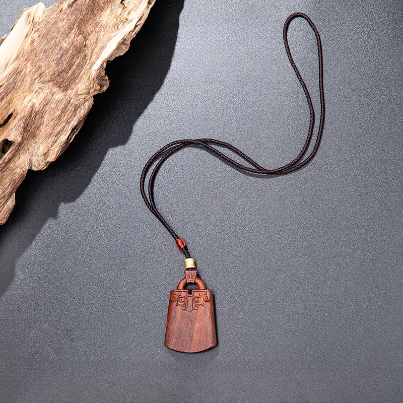 沉香【沉香协会】“平安如意锁” 吊坠 越南芽庄红土料