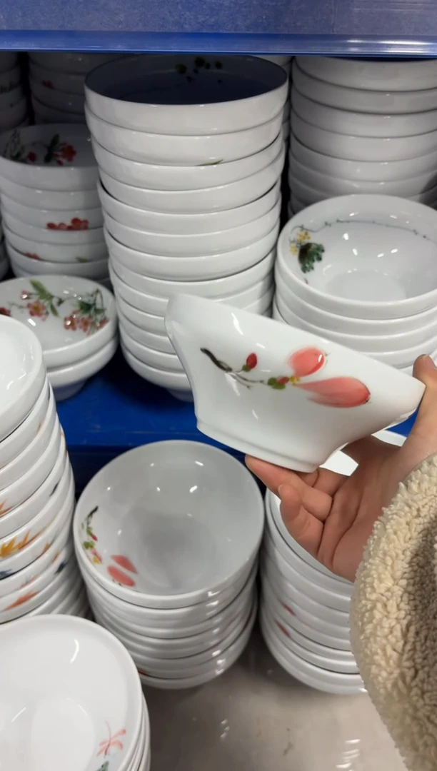 景德镇手绘釉中彩（食品级）葫芦碗