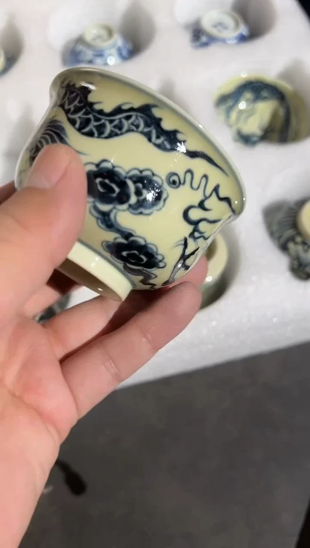 瓷片景德镇瓷器茶器茶杯