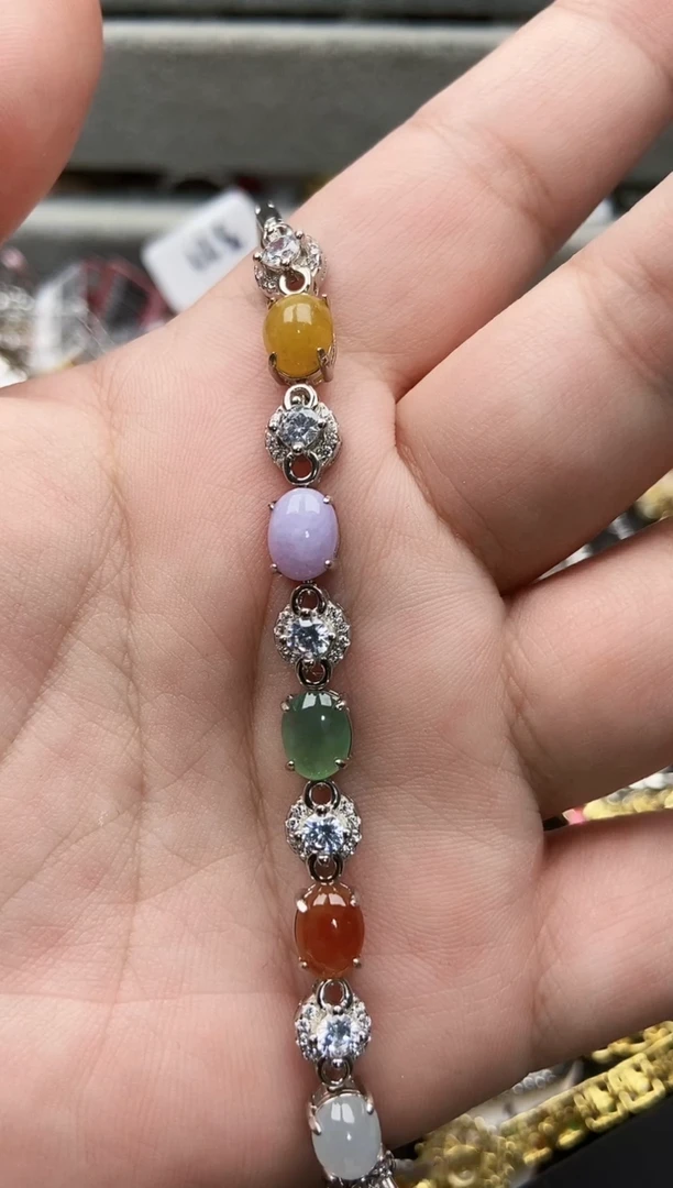 【闪购商品】翡翠戒指银S925镶嵌111111111-6