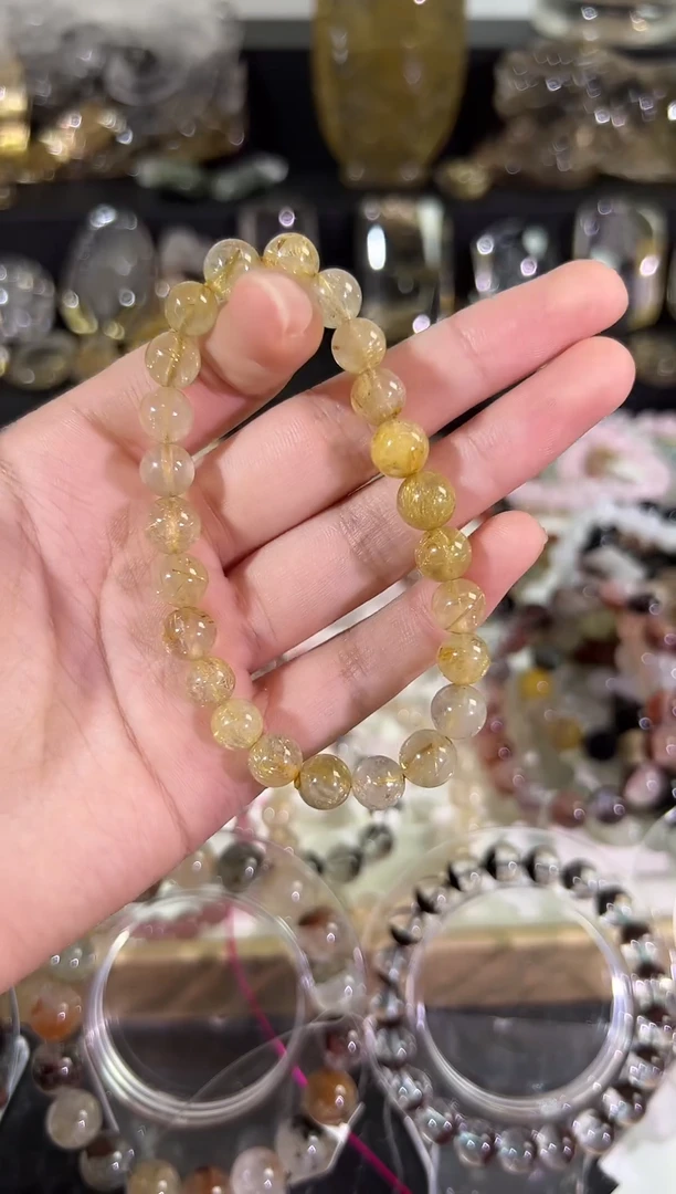 水晶手串未镶嵌天然水晶手串