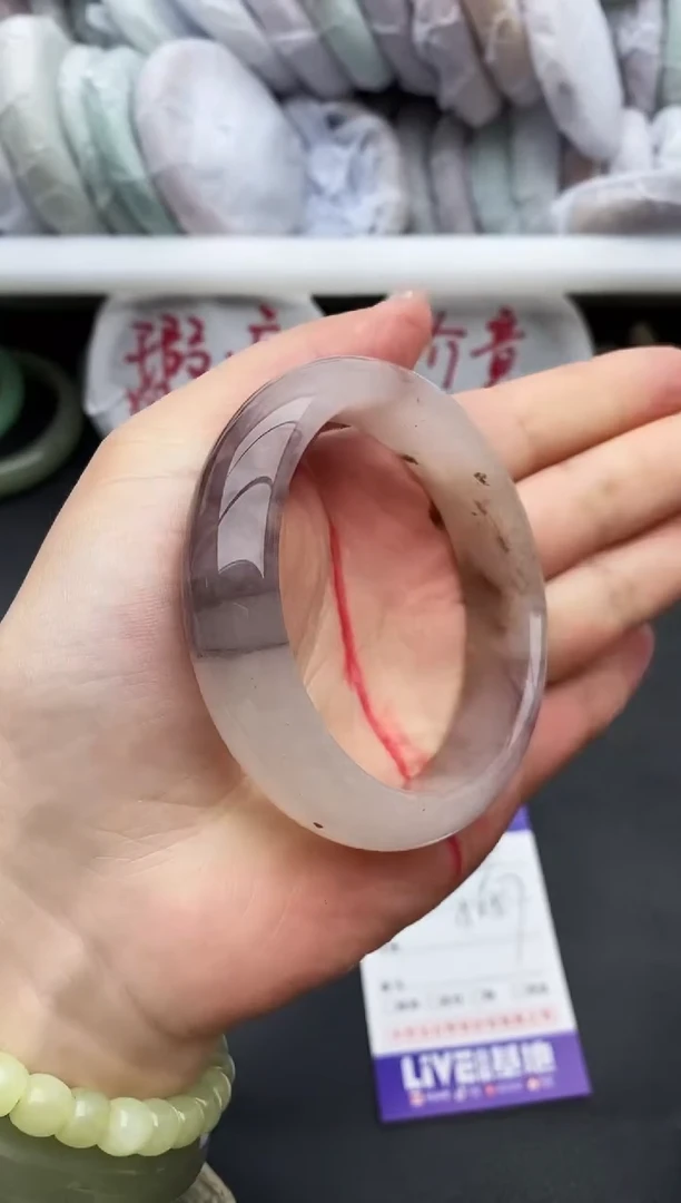 未镶嵌手镯石英质玉瑕疵325+56/57