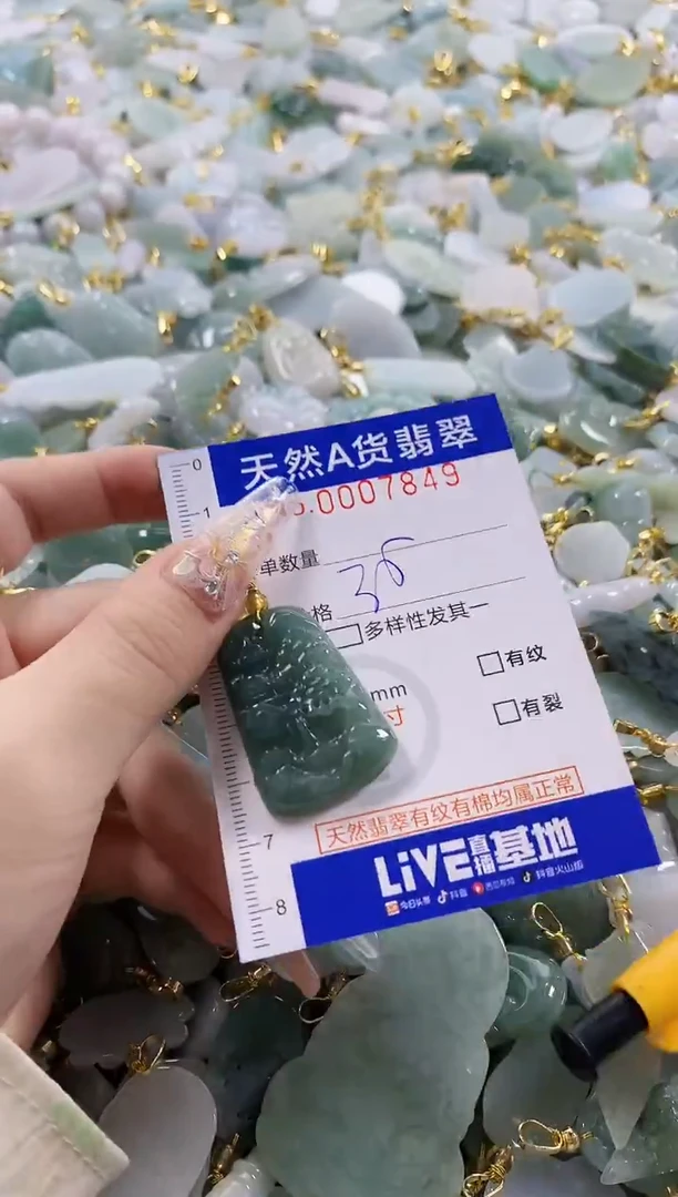 颈饰未镶嵌翡翠天然A货翡翠