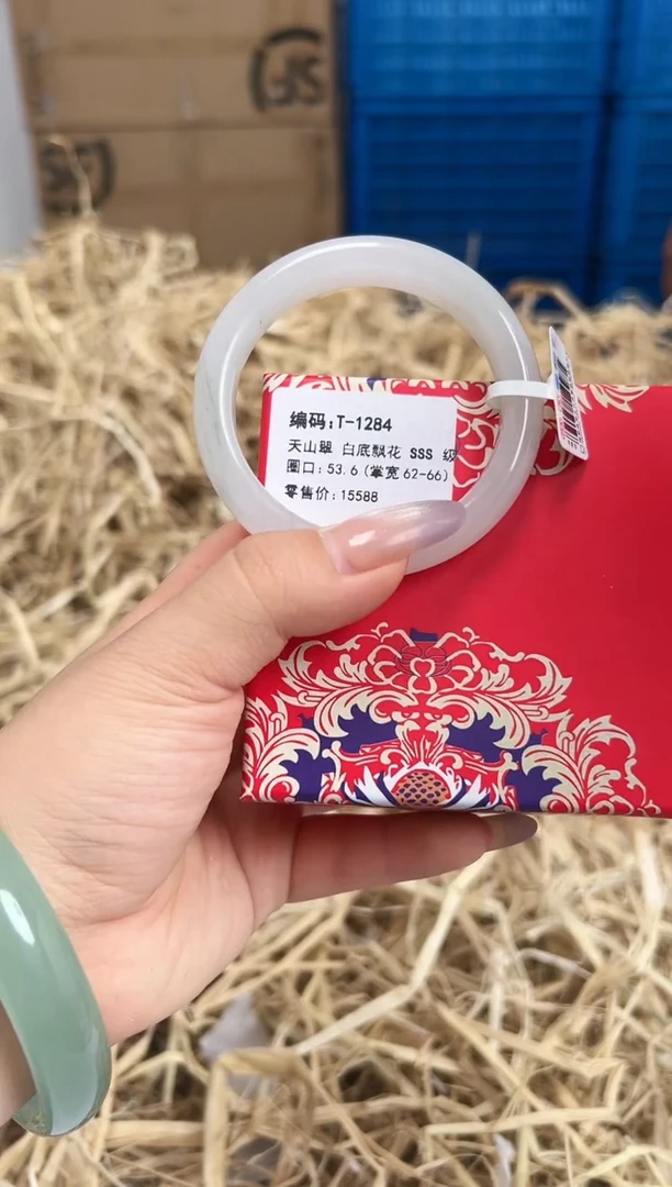 未镶嵌手镯石英质玉T-1284