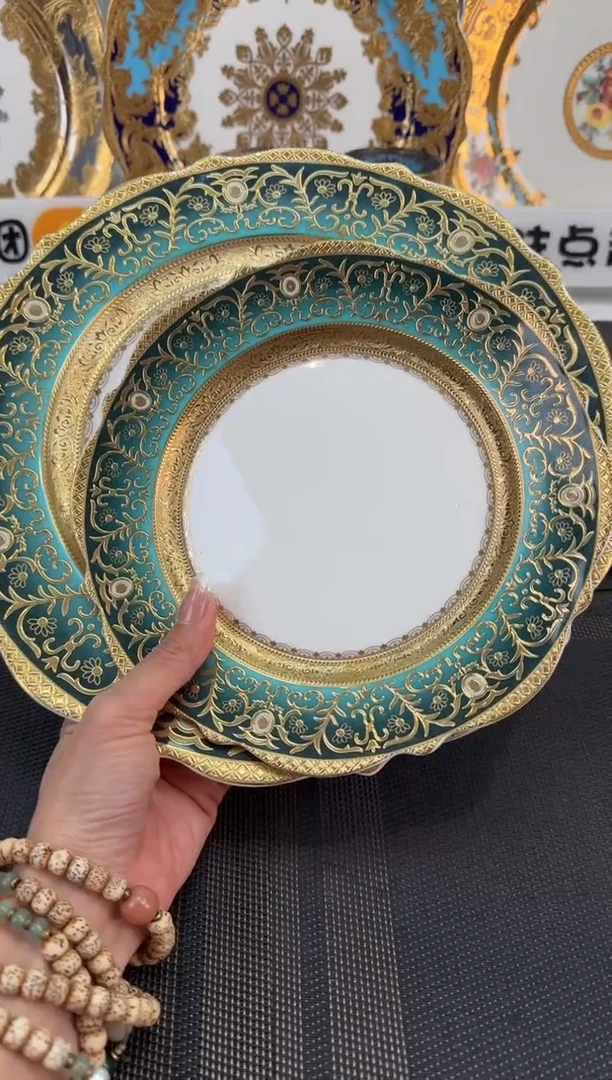 瓷片11英寸平盘1个