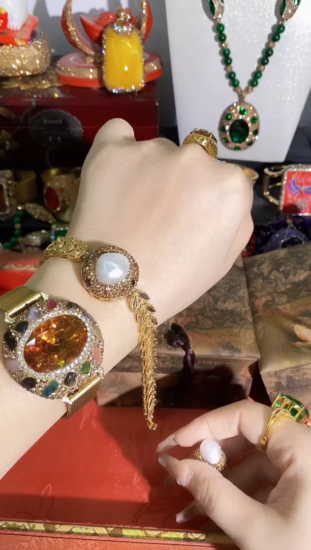 合成立方氧化锆铜合金手链