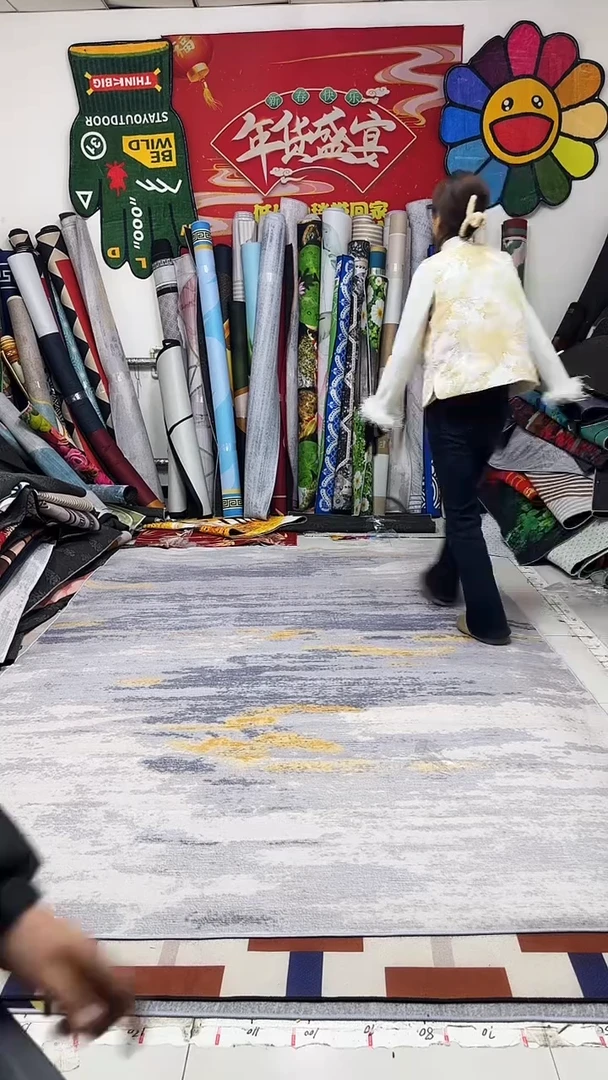 棉麻绒058 200*300