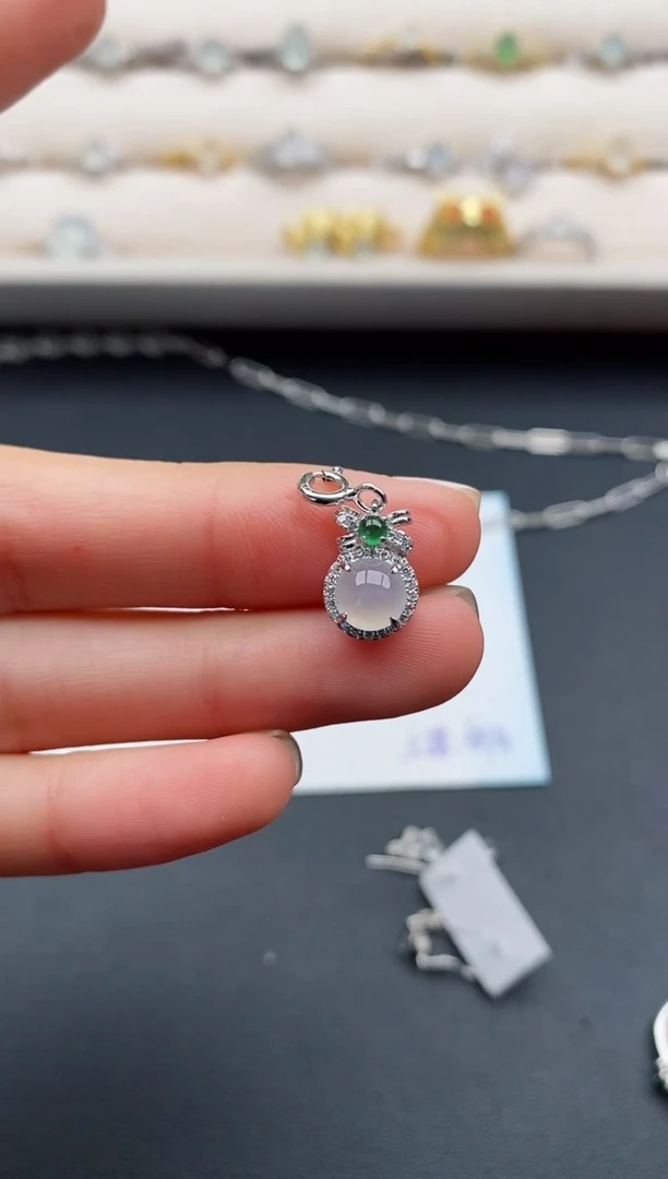 银S925镶嵌戒指翡翠2222222+1