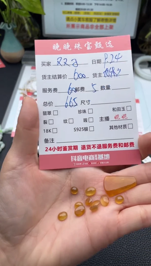 颈饰未镶嵌翡翠双*吊坠