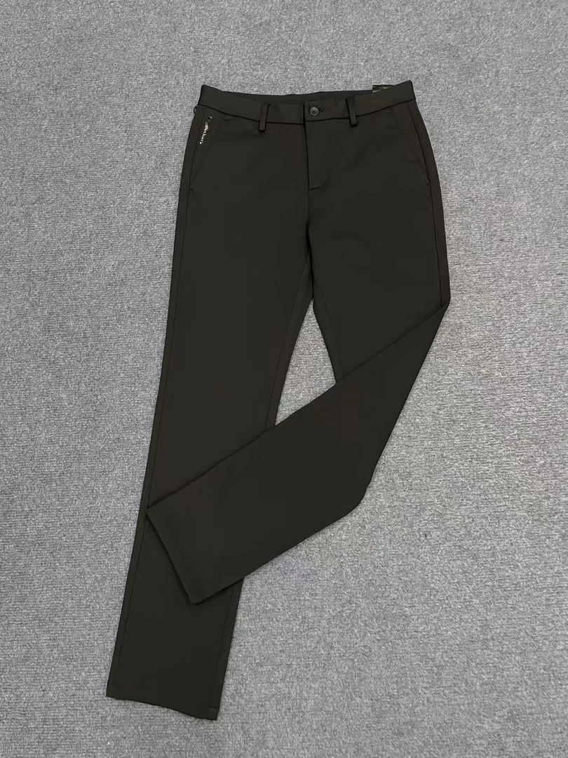 ku733男士秋冬季黑色抗皱款舒适百搭休闲长裤