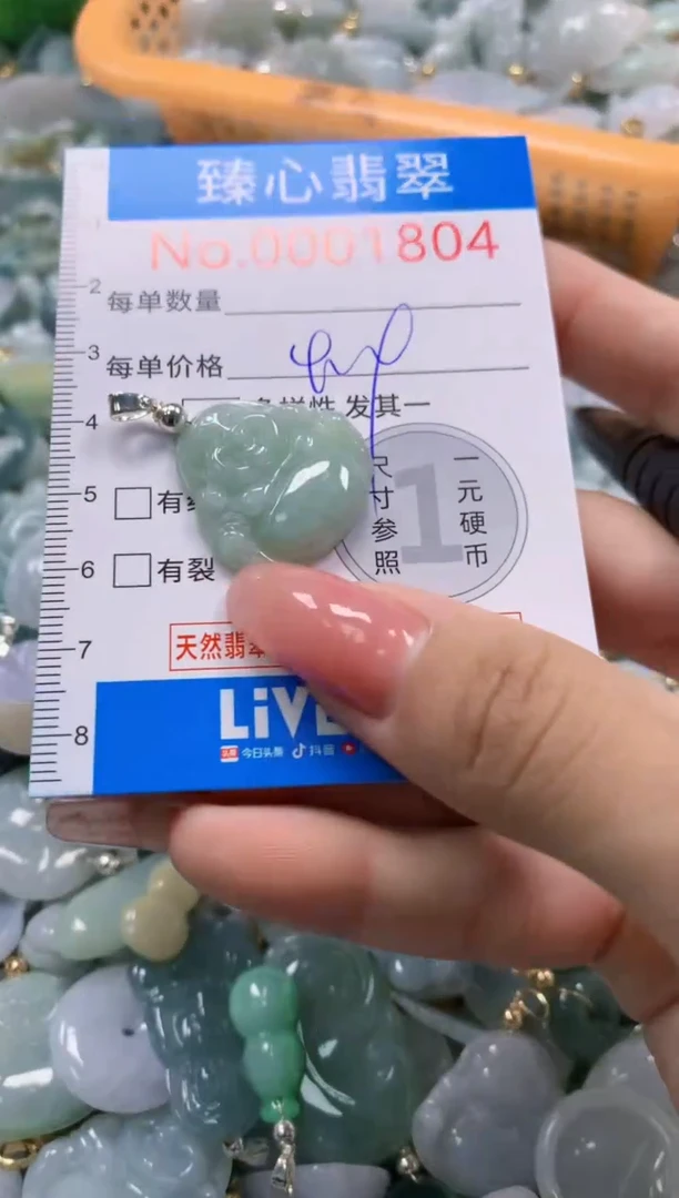 翡翠未镶嵌颈饰1804