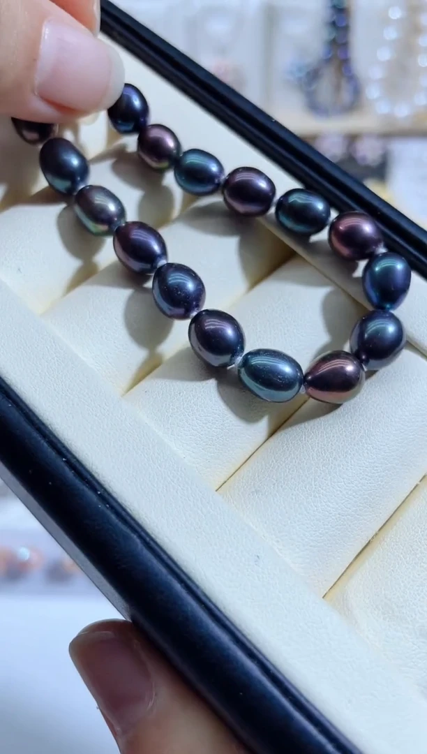 未镶嵌手链淡水珍珠手链多样性发其一