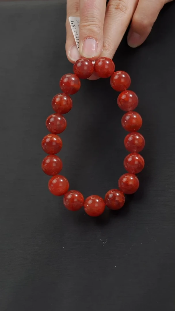 【闪购商品】南红玛瑙手链未镶嵌南红火焰纹牛血红手串多样性发一件