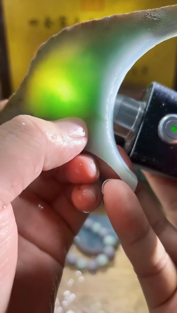 未镶嵌挂件翡翠A货常星7529