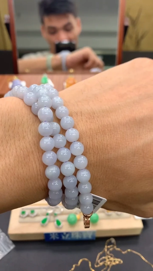 未镶嵌手串翡翠长串