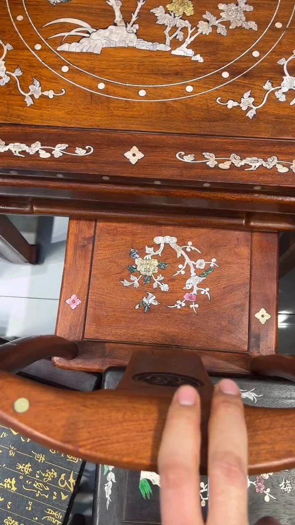 【闪购商品】木鸟踏花枝 小椅子