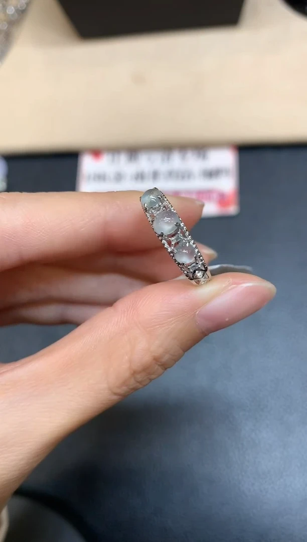 【闪购商品】翡翠戒指18K金镶嵌【无鉴赏期