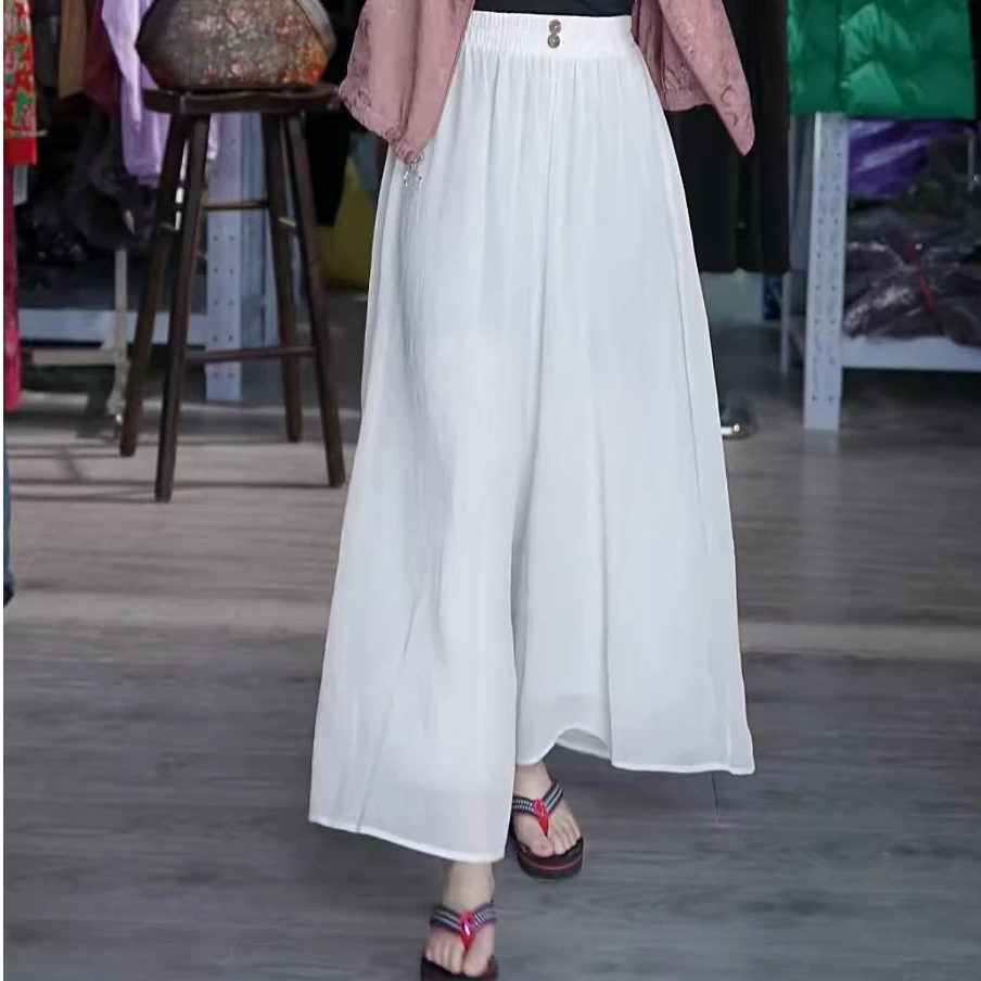 【门店剪标款】百搭时尚潮流休闲气质显瘦轻奢女款阔腿裤1142