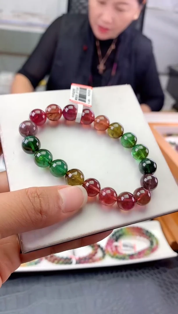 未镶嵌手串碧玺多样性发一条