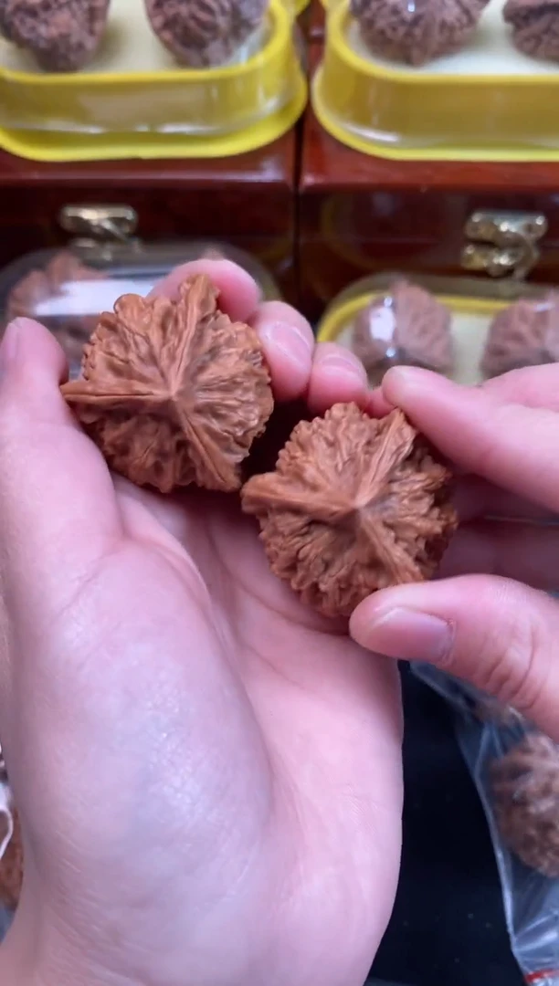 把件文玩核桃盘山三棱37尺s175